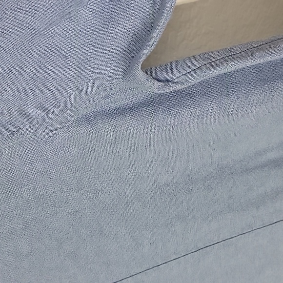 J. Jill single pocket sweater tunic light blue heron size medium - Picture 6 of 11